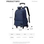 Children School bag with Wheels Students Backpacks For Boy Kids Trolley Bag Schoolbag Rolling Wheeled Backpack Travel Book Bag
