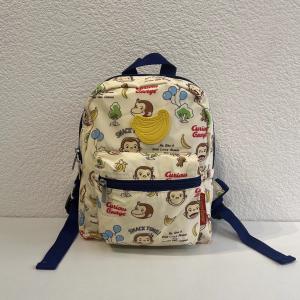 New Cute Curious George Monkey Kids Boy Small Backpack Bags Children Kindergarten Schoolbag