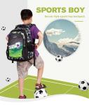 Lightweight Football Schoolbag Cut Anime Backpack Travel Bag Soccers School Bags for Teenage Boys Bookbag Ball Kids Backpack