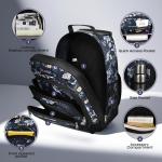 20 Inch Rolling Backpacks For Adults Large Capacity Backpack with Wheels Trolley Suitcase Wheeled Bag Laptop Backpack