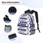 Work Wheels - JDM  Casual Backpack for Students and Adults Student