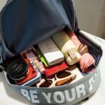 Fashion trend backpack backpack for men and women junior high school high school student bag large capacity korean version of th