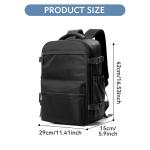 Vacuum Backpack Travel Bag for Men Large Capacity Backpack Business Laptop Backpack Women Men Expandable Backpack School Bag