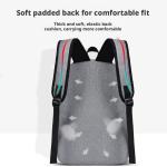 Casual Minimalist Backpack Large Capacity Multi-compartment Travel Trendy College Student Schoolbag Computer Bag Business Bag