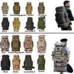 80L/100L  Mountaineering Bag Climb Bag Tactical Backpacks Large Backpack Outdoors Hiking Camping Travel Bags