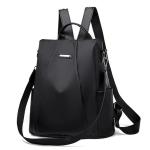 New fashion nylon solid color lightweight waterproof large capacity detachable shoulder strap multi functional women's backpack