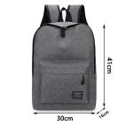 Trendy Men's Minimalist Backpack Versatile Backpack Large Capacity School Student Computer Travel Bag Washable Unisex Backpack