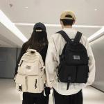 Men's and Women's Large Capacity Casual Schoolbag Universal Nylon Backpack Fashion Computer Backpack Daily Commuting