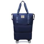Oxford cloth large capacity travel bag Dry wet separation storage business travel luggage bag Detachable universal wheel