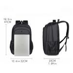 Travel backpack with large capacity and durability, laptop backpack for campus and commuting, hiking trip