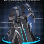 New 40L outdoor hiking bag men's and women's shoulder bag sports bag leisure travel backpack large capacity