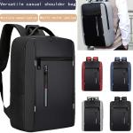Fashion Business Laptop Backpack Large Capacity Shockproof Computer Bag Casual Office Travel Shoulder Bag for Work
