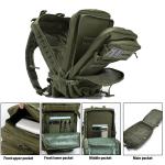 45L Tactical Backpack Large Capacity Outdoor Rucksack 3 Day Fitness Hiking Bag Hiking Camping Gear Backpacks