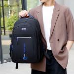 Spring new backpack male leisure business travel backpack Large capacity junior high school bag female computer men's bag