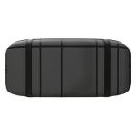 Large Capacity Portable Folding Duffel Bag Hand-Held Clothing Storage with Double Zipper Padded Wardrobe Organizer for Moving