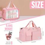 Fitness Sports Travel Bag Waterproof Duffel Weekender - Versatile Sports Travel Gym Bag with Dry & Wet Separation