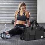 Fitness Sports Travel Bag Waterproof Duffel Weekender - Versatile Sports Travel Gym Bag with Dry & Wet Separation