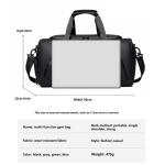 Sports Gym Bag, Large Capacity Handbag,Portable Travel Duffel Bag, Multi-compartment with Shoes Storage,Perfect for Vacation,Gym