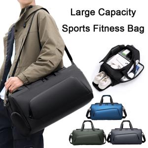 Sports Gym Bag, Large Capacity Handbag,Portable Travel Duffel Bag, Multi-compartment With Shoes Storage,Perfect For Vacation