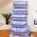 180L Large-capacity Car Travel Storage Bag, Quilt, Thickened Blue and White Nylon Bag, Duffel Bag, Portable Moving Bag