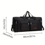 Large Capacity Travel Duffel Bag, Casual Style, Multiple Compartments & Pockets, Perfect for Short Trips, Sports Travel Bag