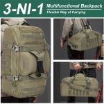 LQARMY 45L 80L Camping Backpacks Men Tactical Backpack Molle Hiking Travel Climbing Rucksack Sports Gym Duffel Bag