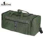 Large Canvas Travel Duffel Bag Waterproof Men's Shoulder Luggage Storage Bags Outdoor Trainning Fitness Sports Handbag XA927D