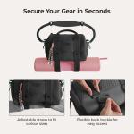 BAGSMART Boston Bag for Women Mini Duffel Shoulder Crossbody Bag Waterproof with Wet Pocket Gym Travel Daily Beach Weekender