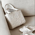 Pearl Mini Duffel HandBag, Women's Crossbody Bag with Chains, Fashionable Small Tote Bag Ladies Luxury Designer Bags