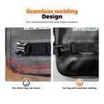 ADV Motorcycle Crash Bar Bag 8L*2pcs Bumper Duffel Side Bags with Shoulder Strap Luggage Dry Tool Carry PVC Travel Hiking