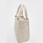 Pearl Mini Duffel HandBag, Women's Crossbody Bag with Chains, Fashionable Small Tote Bag Ladies Luxury Designer Bags