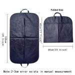 Dustproof Clothes Covers Waterproof Cover Coat Suit Dress Organizer Protector Hanging Garment Bags Wreath Letter Pattern Series