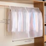 Semi‑Transparent Clothes Dust Cover - Hanging Garment Bag for Closet Storage of Coats & Suits