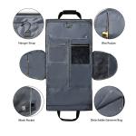 Travel Suit Bag Convertible Garment Bag Wearable Folding Storage Hanging Clothes Bag Crossbody Convertible Backpacks