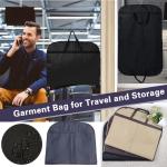 Zipper Clothes Dust-proof Cover Enclosed Pink Letter Pattern Household Garment Protector Fully Cover Bag Hanging Storage Bags