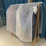 Semi‑Transparent Clothes Dust Cover - Hanging Garment Bag for Closet Storage of Coats & Suits