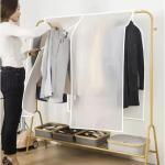 Semi‑Transparent Clothes Dust Cover - Hanging Garment Bag for Closet Storage of Coats & Suits