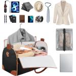 Garment Duffle Bags for Travel Luggage Bag for Women Foldable Multi-Function Storage Bag with Shoe Pouch 2 in 1 Hanging Suitcase