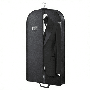 43"Garment Bags for Hanging Clothes & Travel,Gusseted Hanging Suit Bags  for Men Clothes Travel with 2 Handles for Tuxedos, Coat
