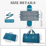Convertible Carry on Garment Duffel Bag,Weekender Bag Hanging Suitcase Suit Business Travel Bag Men Business Travel Clothing Bag