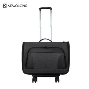 Clothing Bag Carrier Garment Bag with Trolley System Hanging Fold Design Durable Travel Suitcase for Business Trips