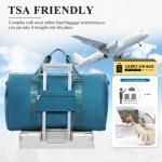 Convertible Carry on Garment Duffel Bag,Weekender Bag Hanging Suitcase Suit Business Travel Bag Men Business Travel Clothing Bag