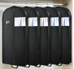 43"Garment Bags for Hanging Clothes & Travel,Gusseted Hanging Suit Bags  for Men Clothes Travel with 2 Handles for Tuxedos, Coat