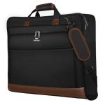 Suit Garment Bag for Travel Large Garment Bags for Hanging Clothes Travel Foldable Suit Carrier with Shoulder Strap For Busines