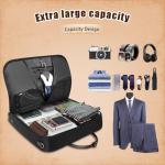 Garment Bag for Travel Large Carry On Suit Bag for Business Up to 4 Suits Wrinkle Free Garment Bag for Hanging Clothes with Sho