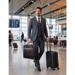 Garment Bag for Travel Large Carry On Suit Bag for Business Up to 4 Suits Wrinkle Free Garment Bag for Hanging Clothes with Sho