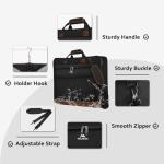 Suit Garment Bag for Travel Large Garment Bags for Hanging Clothes Travel Foldable Suit Carrier with Shoulder Strap For Busines