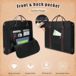 Garment Bag for Travel Large Carry On Suit Bag for Business Up to 4 Suits Wrinkle Free Garment Bag for Hanging Clothes with Sho
