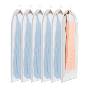 Clear Garment Bags for Hanging Clothes48in Dress Clothing Suit Bags Coat for Sweater Closet Storage Dress Hanging Garment Trans