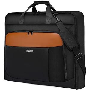 Garment Bag Travel Suit Bag Large 40-Inch Carry on Bag Up to 3 Suits2 in 1 Hanging Luggage Bags Fits 15.6Inch Laptop